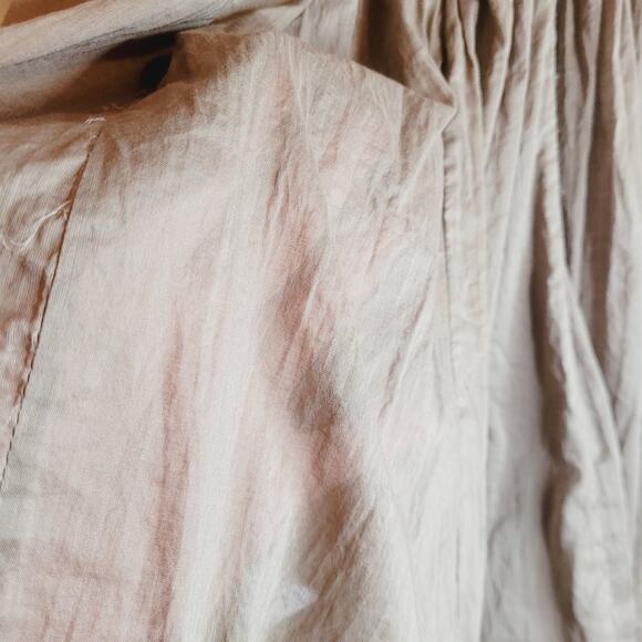 Sass and Bide taupe brown strapless corset top gauzy pleated mini dress size 6 - Picture 8 of 10